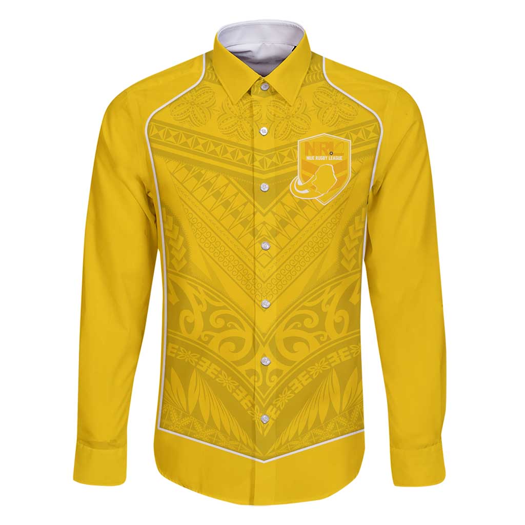 Custom Niue Rugby Family Matching Summer Maxi Dress and Hawaiian Shirt Hiapo Tribal Motifs Sporty Style - Polynesian Pride