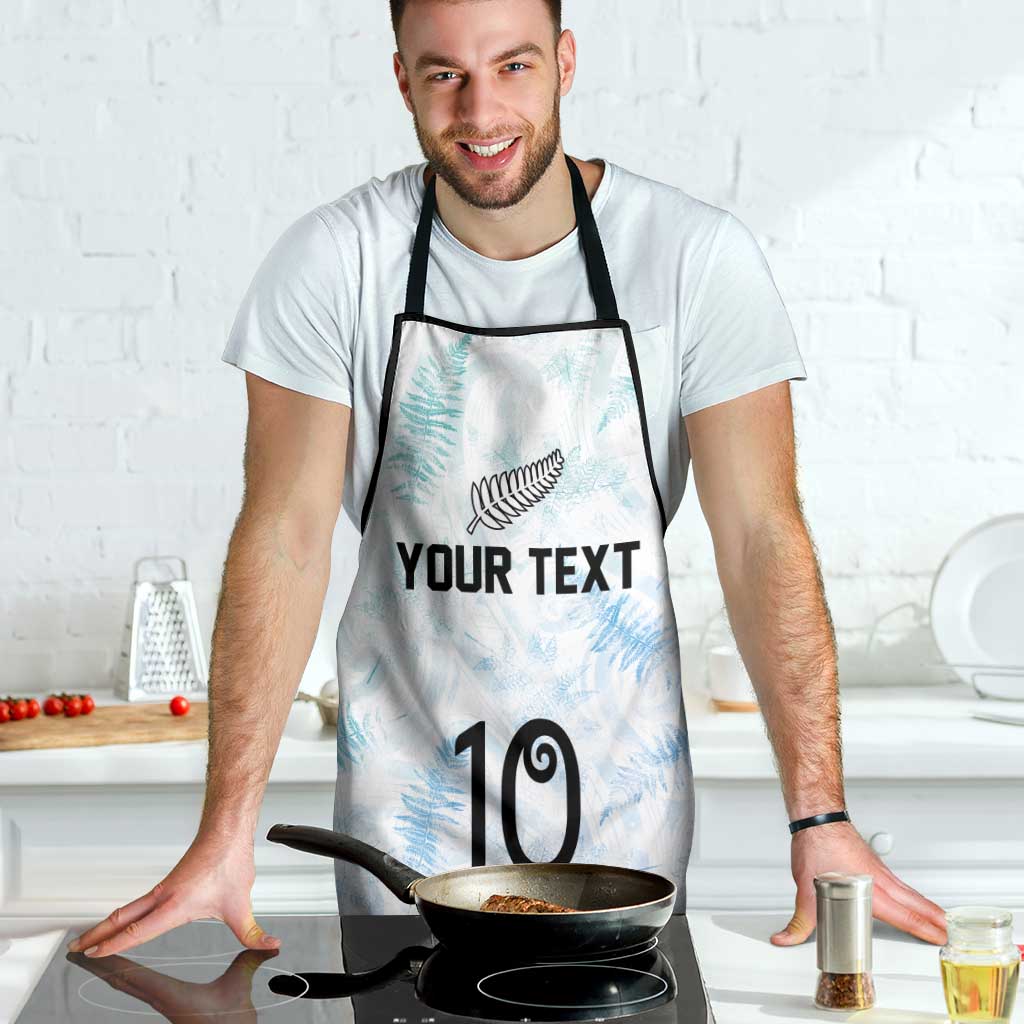 Custom New Zealand Football Apron The Whites-Aotearoa Inspired - Polynesian Pride