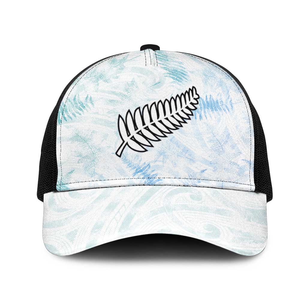 New Zealand Football Baseball Net Cap The Whites-Aotearoa Inspired - Polynesian Pride