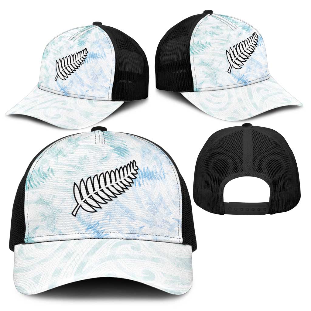 New Zealand Football Baseball Net Cap The Whites-Aotearoa Inspired - Polynesian Pride
