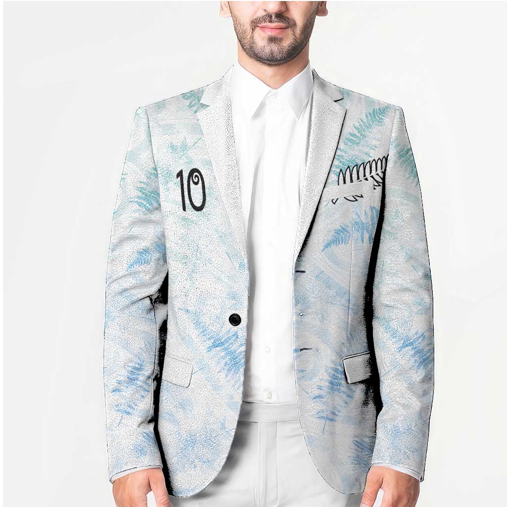 Custom New Zealand Football Blazer The Whites-Aotearoa Inspired - Polynesian Pride