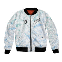 Custom New Zealand Football Bomber Jacket The Whites-Aotearoa Inspired - Polynesian Pride