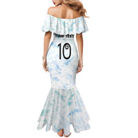 Custom New Zealand Football Family Matching Mermaid Dress and Hawaiian Shirt The Whites-Aotearoa Inspired - Polynesian Pride