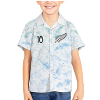 Custom New Zealand Football Family Matching Mermaid Dress and Hawaiian Shirt The Whites-Aotearoa Inspired - Polynesian Pride