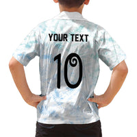 Custom New Zealand Football Family Matching Puletasi and Hawaiian Shirt The Whites-Aotearoa Inspired - Polynesian Pride