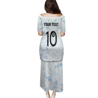 Custom New Zealand Football Family Matching Puletasi and Hawaiian Shirt The Whites-Aotearoa Inspired - Polynesian Pride