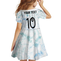 Custom New Zealand Football Family Matching Short Sleeve Bodycon Dress and Hawaiian Shirt The Whites-Aotearoa Inspired - Polynesian Pride