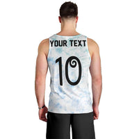 Custom New Zealand Football Men Tank Top The Whites-Aotearoa Inspired - Polynesian Pride