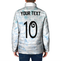 Custom New Zealand Football Padded Jacket The Whites-Aotearoa Inspired - Polynesian Pride