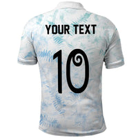 Custom New Zealand Football Polo Shirt The Whites-Aotearoa Inspired - Polynesian Pride