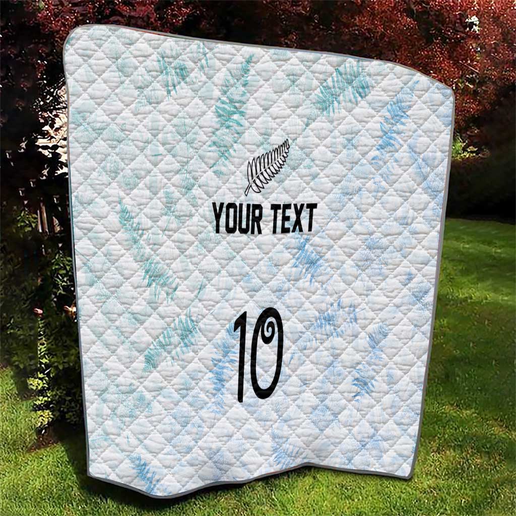 Custom New Zealand Football Quilt The Whites-Aotearoa Inspired - Polynesian Pride