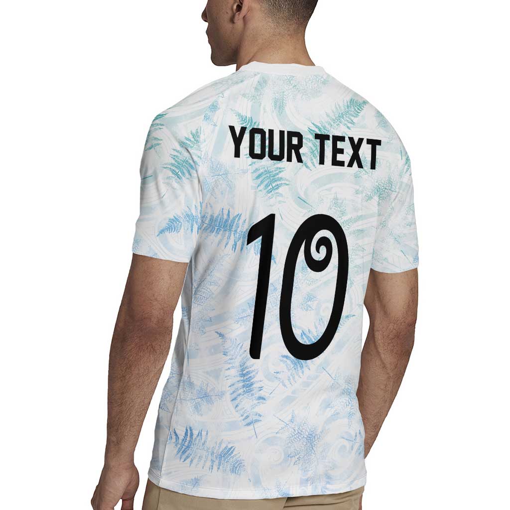 Custom New Zealand Football Rugby Jersey The Whites-Aotearoa Inspired - Polynesian Pride