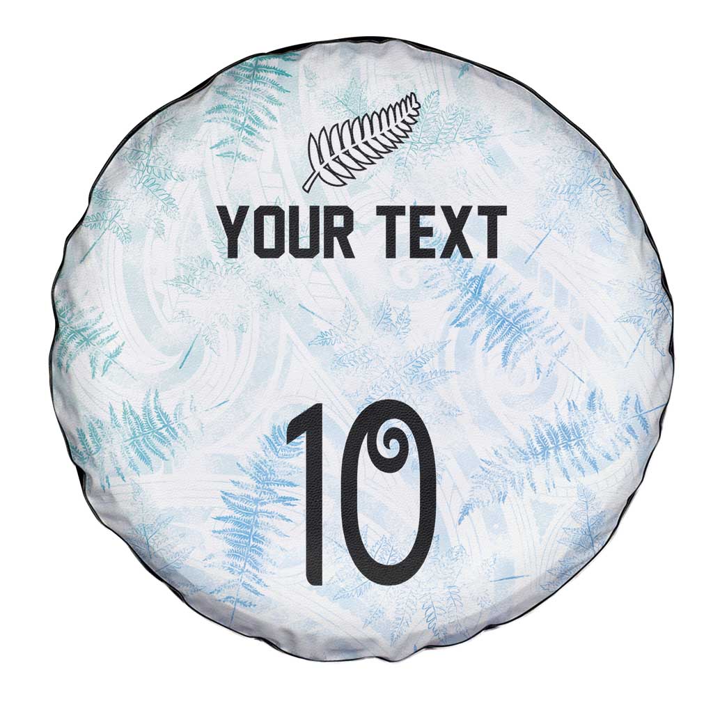Custom New Zealand Football Spare Tire Cover The Whites-Aotearoa Inspired LT03 - Polynesian Pride