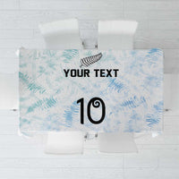 Custom New Zealand Football Tablecloth The Whites-Aotearoa Inspired - Polynesian Pride