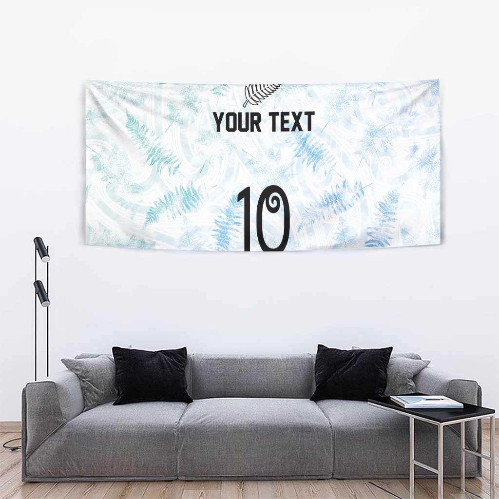 Custom New Zealand Football Tapestry The Whites-Aotearoa Inspired - Polynesian Pride