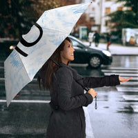 Custom New Zealand Football Umbrella The Whites-Aotearoa Inspired - Polynesian Pride