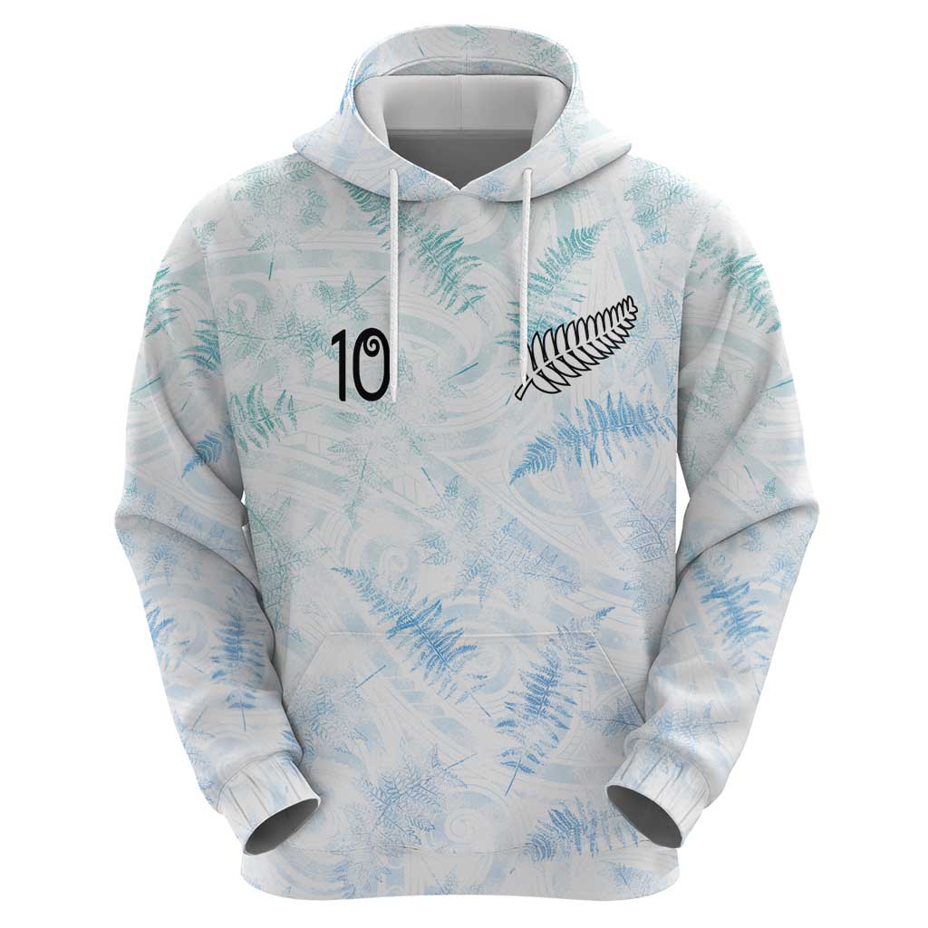 Custom New Zealand Football Zip Hoodie The Whites-Aotearoa Inspired - Polynesian Pride
