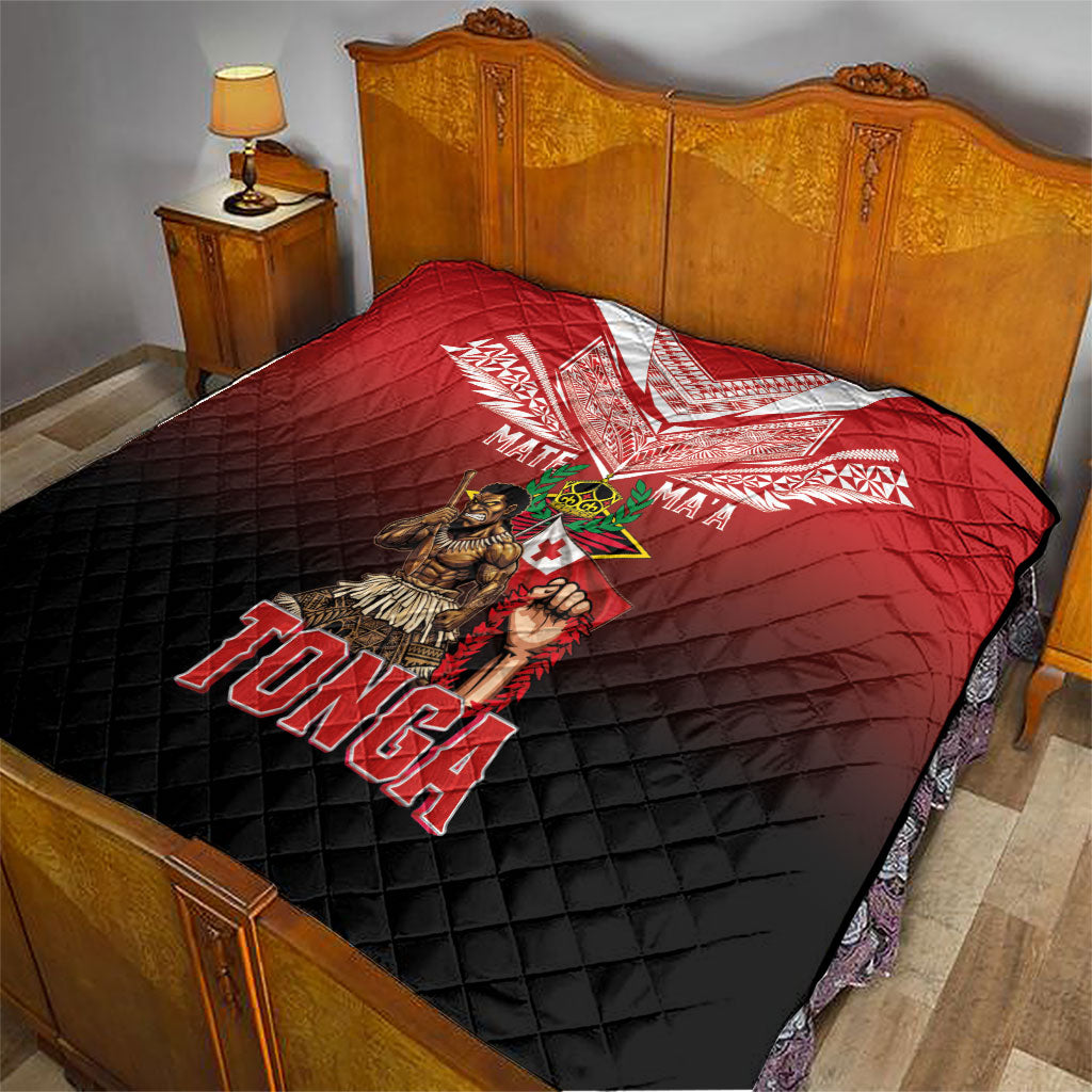 Mate Ma'a Tonga Quilt Traditional Warrior and Ngatu Art Pattern LT03 - Polynesian Pride