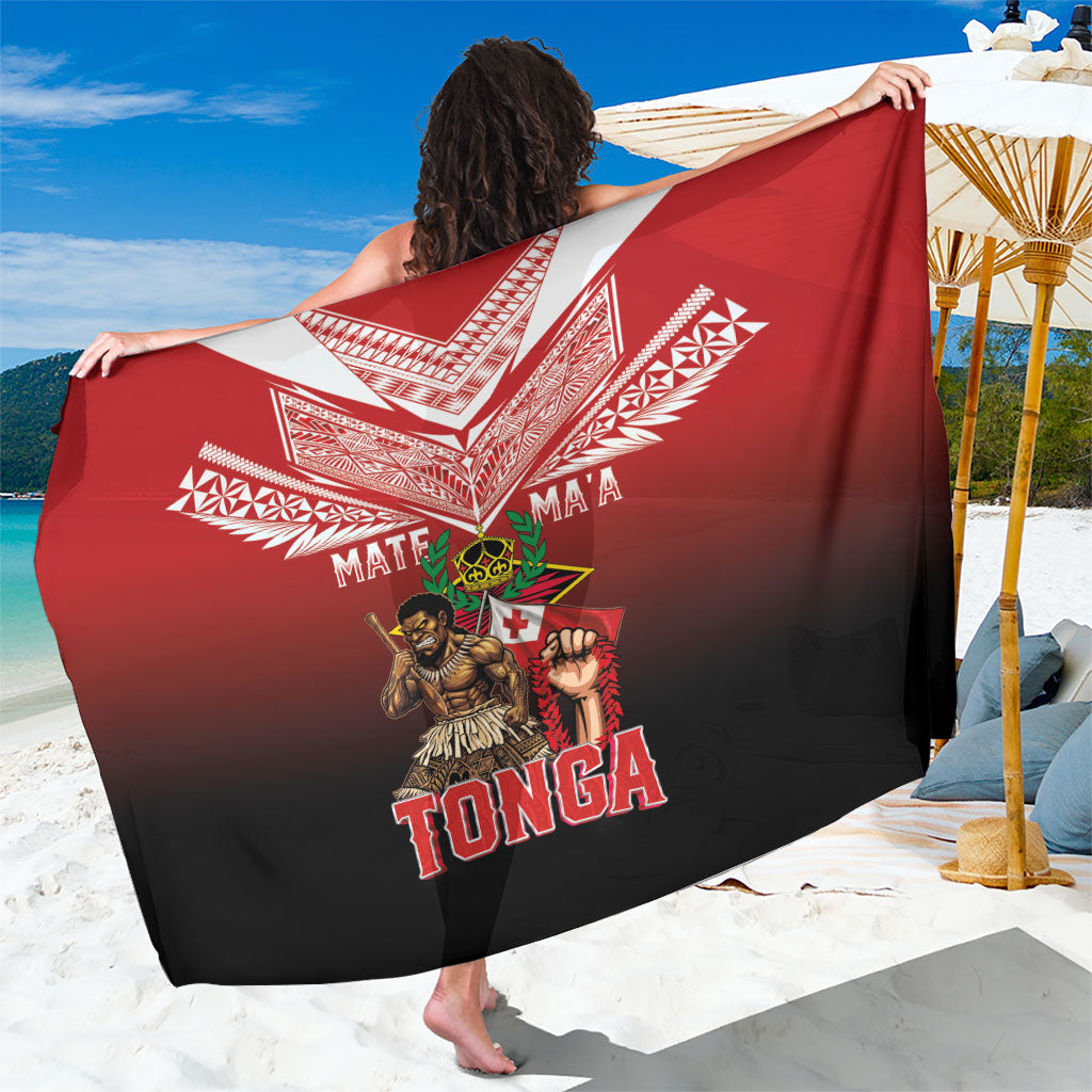 Mate Ma'a Tonga Sarong Traditional Warrior and Ngatu Art Pattern