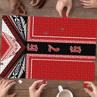 Tonga Puzzle Tribal Pacific Ngatu Motif LT03 - Polynesian Pride