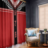 Tonga Window Curtain Tribal Pacific Ngatu Motif LT03 - Polynesian Pride