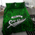 Personalized New Zealand Bedding Set Silver Fern and Maori Symbols Papua Shell Green Style LT03 - Polynesian Pride