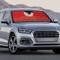 Mexico Merry Christmas Auto Sun Shade Mexican Cultural Emblem Xmas Style - Polynesian Pride