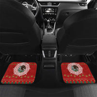 Mexico Merry Christmas Car Mats Mexican Cultural Emblem Xmas Style - Polynesian Pride