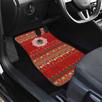 Mexico Merry Christmas Car Mats Mexican Cultural Emblem Xmas Style - Polynesian Pride