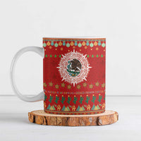 Mexico Merry Christmas Ceramic Mug Mexican Cultural Emblem Xmas Style - Polynesian Pride