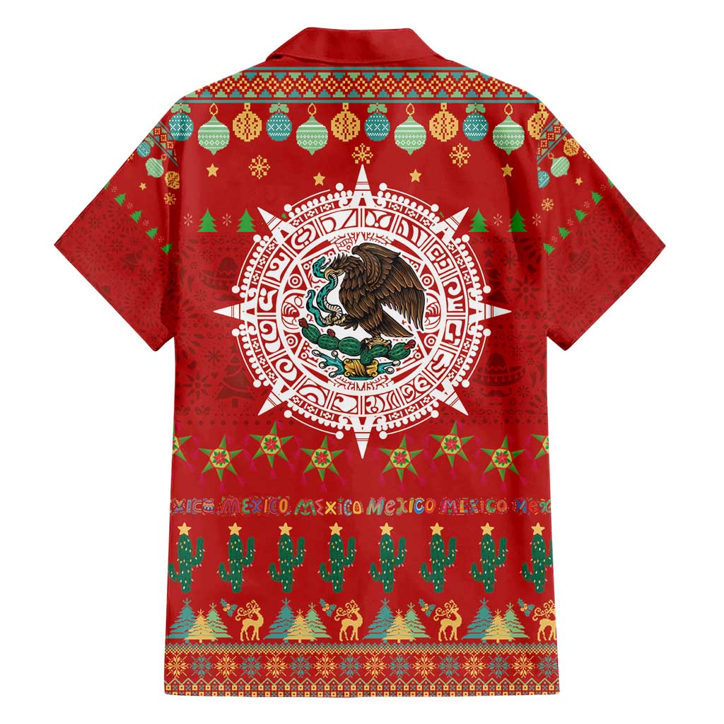 Mexico Merry Christmas Hawaiian Shirt Mexican Cultural Emblem Xmas Style - Polynesian Pride