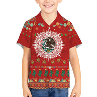 Mexico Merry Christmas Hawaiian Shirt Mexican Cultural Emblem Xmas Style - Polynesian Pride