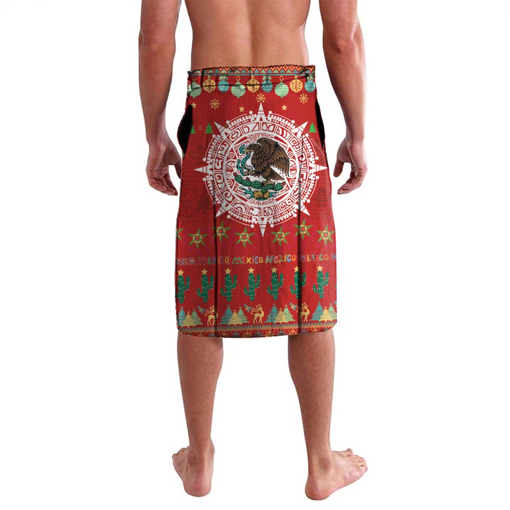 Mexico Merry Christmas Lavalava Mexican Cultural Emblem Xmas Style - Polynesian Pride