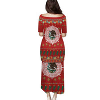 Mexico Merry Christmas Puletasi Mexican Cultural Emblem Xmas Style - Polynesian Pride