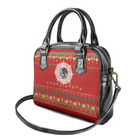 Mexico Merry Christmas Shoulder Handbag Mexican Cultural Emblem Xmas Style - Polynesian Pride