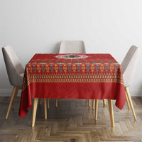 Mexico Merry Christmas Tablecloth Mexican Cultural Emblem Xmas Style - Polynesian Pride