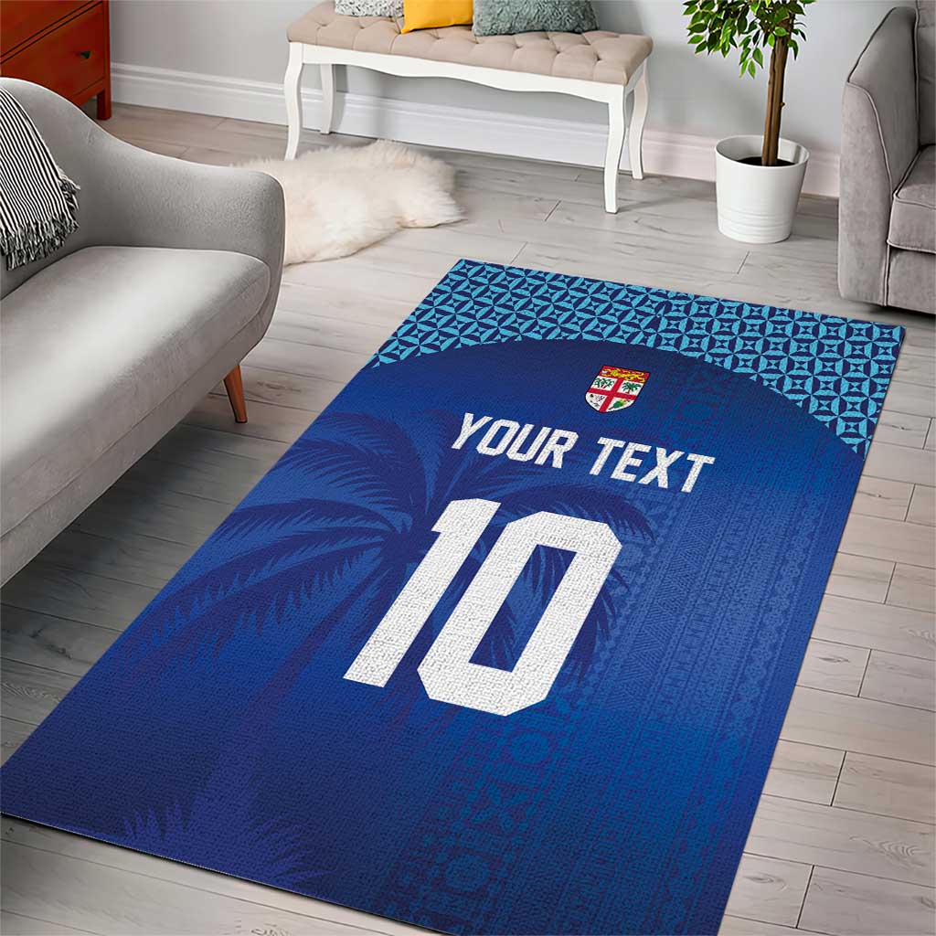 Custom Fiji Football-Towards World Cup 2026 Area Rug