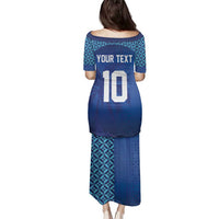 Custom Fiji Football-Towards World Cup 2026 Family Matching Puletasi and Hawaiian Shirt