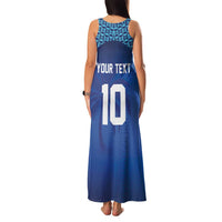 Custom Fiji Football-Towards World Cup 2026 Family Matching Tank Maxi Dress and Hawaiian Shirt
