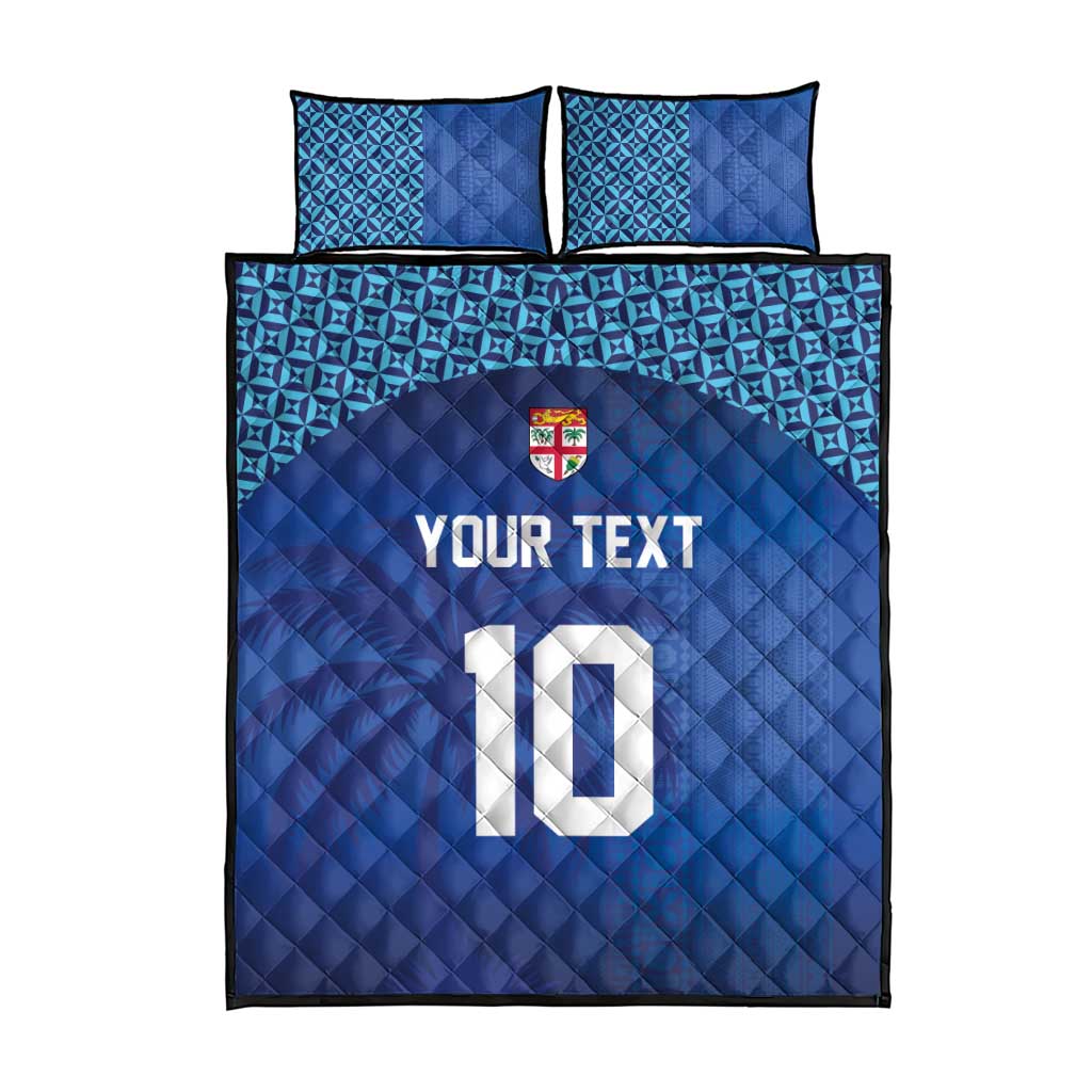Custom Fiji Football-Towards World Cup 2026 Quilt Bed Set