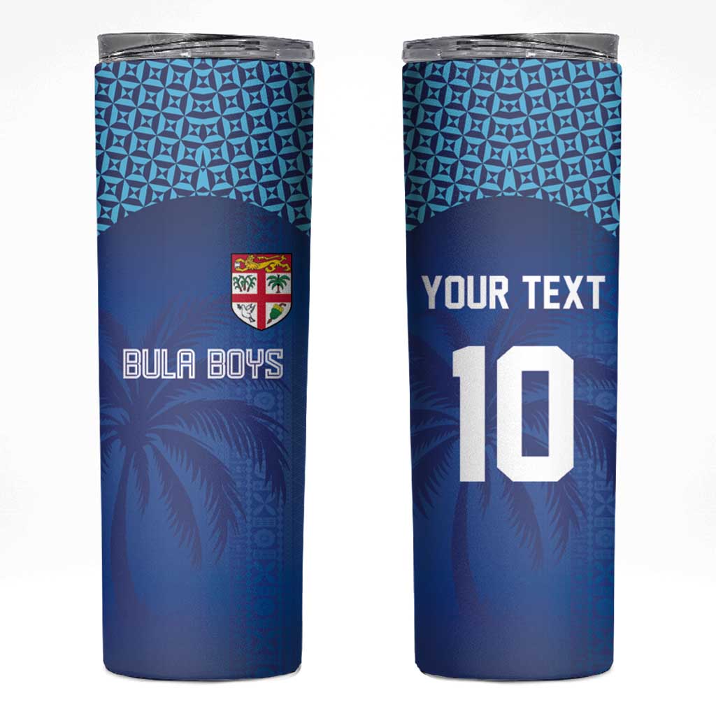 Custom Fiji Football-Towards World Cup 2026 Skinny Tumbler