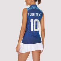 Custom Fiji Football-Towards World Cup 2026 Women Sleeveless Polo Shirt