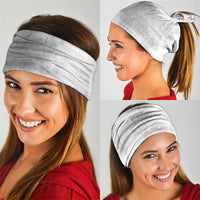 Philippines Barong Style Neck Gaiter with Polynesian Art and Leaf Motif White Color LT03 - Polynesian Pride