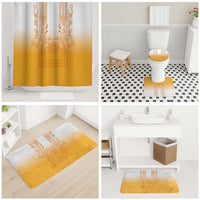 Philippines Barong Style Bathroom Set with Polynesian Art and Leaf Motif Yellow Color LT03 - Polynesian Pride