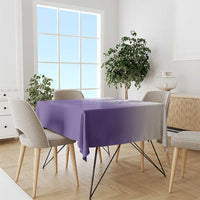 Philippines Barong Style Tablecloth with Polynesian Art and Leaf Motif Purple Color