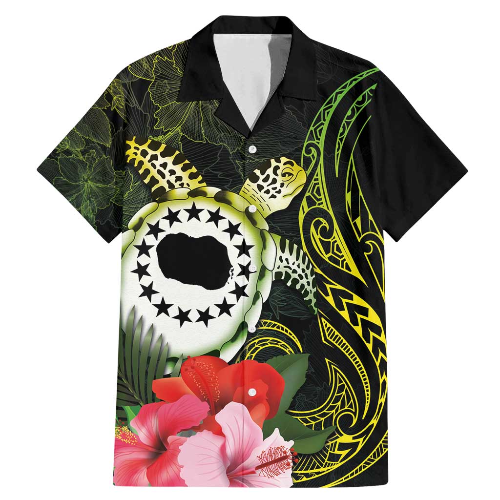 Kia Orana Cook Islands Family Matching Mermaid Dress and Hawaiian Shirt Turtle and Hibiscus Polynesian Pattern