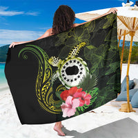 Kia Orana Cook Islands Sarong Turtle and Hibiscus Polynesian Pattern