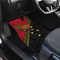 Papua new Guinea Goroka Show Car Mats Bird-of-paradise and Melanesian Tattoo Pattern