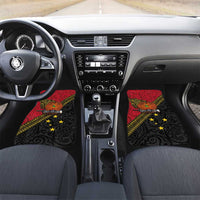 Papua new Guinea Goroka Show Car Mats Bird-of-paradise and Melanesian Tattoo Pattern