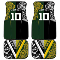 Aotearoa Australia Rugby Car Mats Maori and Aboriginal Art Sporty Style - Polynesian Pride